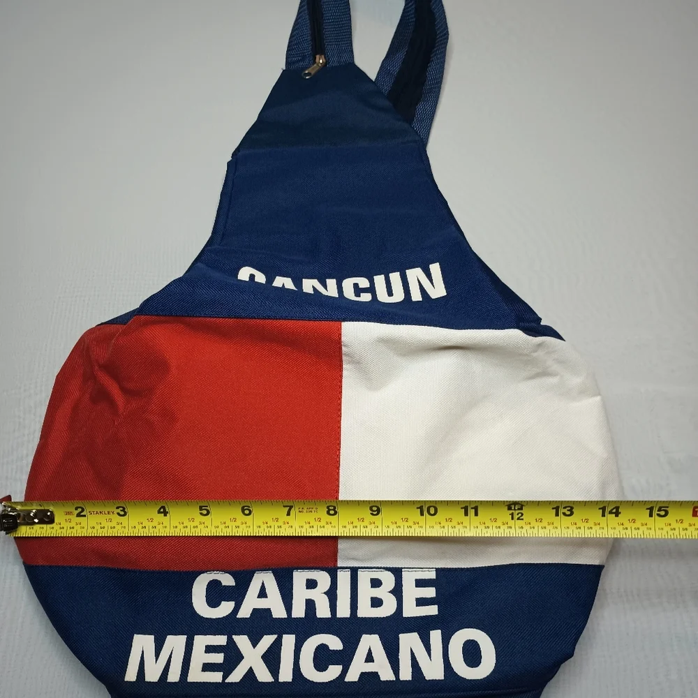 Cancun Carbide Mexicano Anti-Theft Backpack Adj Crossbody 2-way Straps